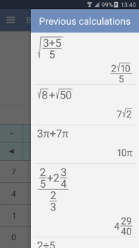 Scaricare Calcolatrice di Frazioni Educazione per Android Screenshot 6