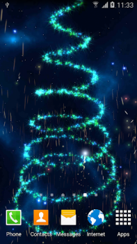 Scaricare 3D Christmas Tree Wallpaper Personalizzazione per Android Screenshot 2