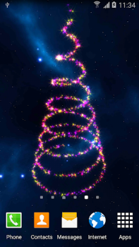 Scaricare 3D Christmas Tree Wallpaper Personalizzazione per Android Screenshot 3