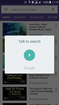 Scaricare Karaoke Lite: Sing & Record Intrattenimento per Android Screenshot 2
