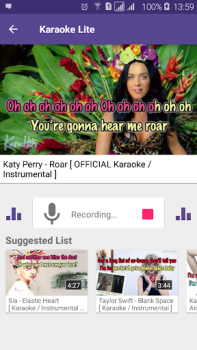 Scaricare Karaoke Lite: Sing & Record Intrattenimento per Android Screenshot 3