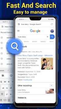 Scaricare Browser per Android Comunicazione per Android Screenshot 3