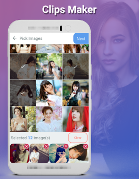 Scaricare Clips Maker Lettori ed editor video per Android Screenshot 3