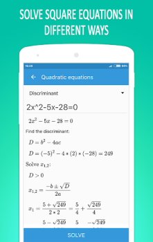Scaricare Il Risolutore di equazioni Educazione per Android Screenshot 5