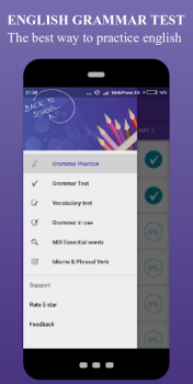 Scaricare English Grammar Test - Grammar Educazione per Android