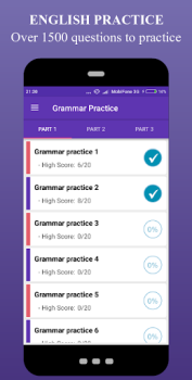 Scaricare English Grammar Test - Grammar Educazione per Android Screenshot 2