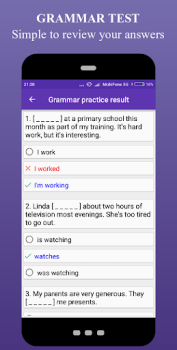 Scaricare English Grammar Test - Grammar Educazione per Android Screenshot 5