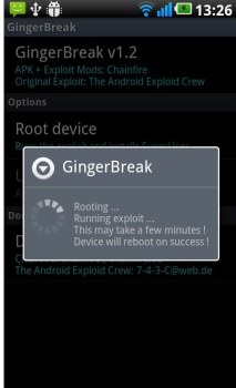 Scaricare GingerBreak Strumenti per Android Screenshot 2