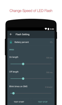 Scaricare Flash Alerts on Call and SMS Strumenti per Android Screenshot 3