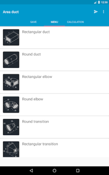 Scaricare Area duct HVAC Strumenti per Android Screenshot 6