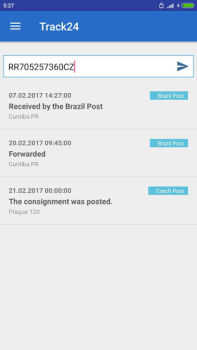 Scaricare Track24 Shopping per Android Screenshot 2