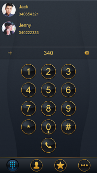 Dark Theme Dialer