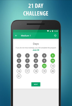 Scaricare Abs21: Allenamento Addominale Salute e fitness per Android Screenshot 4