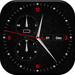 Logo Cool Clock Live Wallpaper