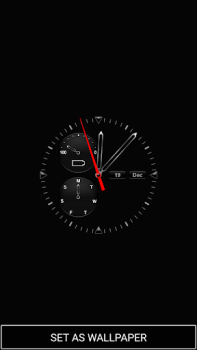 Scaricare Cool Clock Live Wallpaper Personalizzazione per Android Screenshot 2