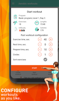 Scaricare Aerobics workout at home Salute e fitness per Android Screenshot 4