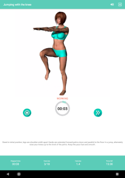Scaricare Aerobics workout at home Salute e fitness per Android Screenshot 6
