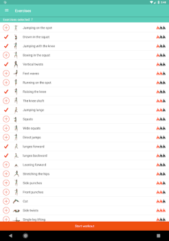 Scaricare Aerobics workout at home Salute e fitness per Android Screenshot 7