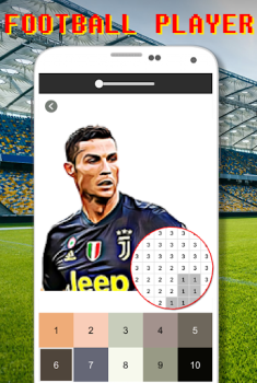 Scaricare Football Logo Coloring By Number Giochi rompicapo per Android Screenshot 3