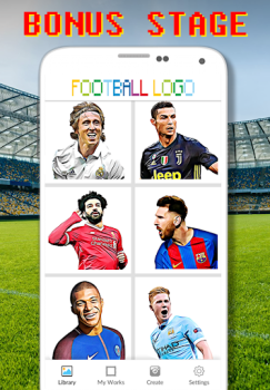 Scaricare Football Logo Coloring By Number Giochi rompicapo per Android Screenshot 4