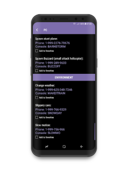 Scaricare Cheats for GTA 5 on PS/XBOX/PC Intrattenimento per Android Screenshot 4