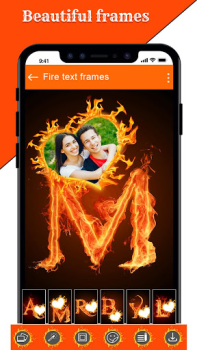 Scaricare Fire Text Photo Frames App Foto per Android Screenshot 6