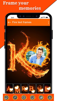 Scaricare Fire Text Photo Frames App Foto per Android Screenshot 7