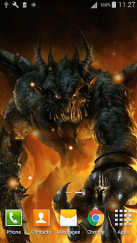 Scaricare Demon Live Wallpaper Personalizzazione per Android Screenshot 2