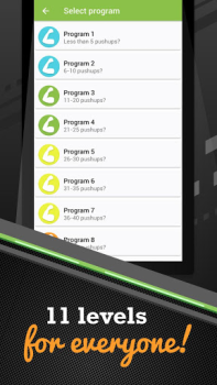 Scaricare 100 Pushups allenamento Salute e fitness per Android Screenshot 2