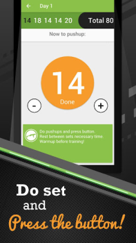 Scaricare 100 Pushups allenamento Salute e fitness per Android Screenshot 4