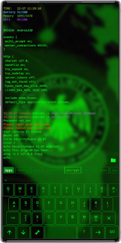Scaricare Aris Launcher, Hacker Style UI Personalizzazione per Android Screenshot 3