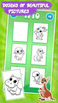 Scaricare Libro Colorare Bambini Animali Intrattenimento per Android Screenshot 2