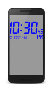 Scaricare Big Digital Clock Strumenti per Android Screenshot 3