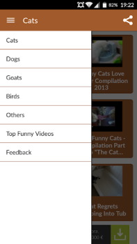 Scaricare Funny Animal Videos: Cats Dogs Intrattenimento per Android Screenshot 5