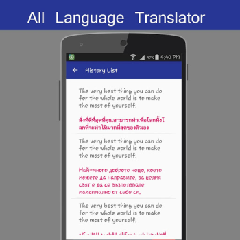 Scaricare Traduttore di tutte le lingue Educazione per Android Screenshot 7