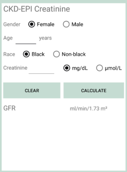 Scaricare Calcolatore eGFR Medicina per Android Screenshot 2