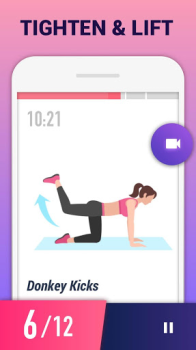 Scaricare Allenamento gambe e glutei Salute e fitness per Android Screenshot 2