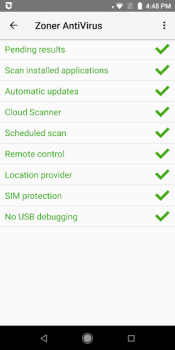 Scaricare Zoner AntiVirus Strumenti per Android Screenshot 2