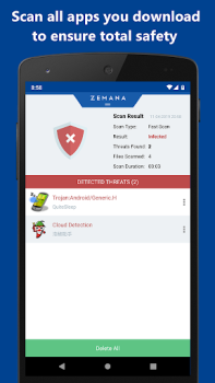 Scaricare Zemana Antivirus Strumenti per Android Screenshot 4