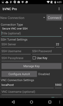 Scaricare bVNC: Secure VNC Viewer Lavoro per Android Screenshot 2