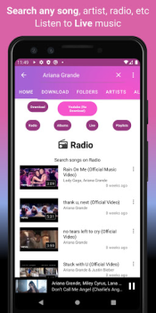 Scaricare Downloader lettori music video Musica e audio per Android Screenshot 4