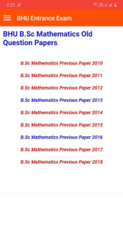 Scaricare BHU Entrance Exam Educazione per Android Screenshot 2