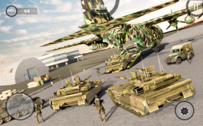 Scaricare US Army Tank Transporter Airplane Simulatori per Android Screenshot 2