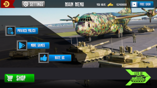 Scaricare US Army Tank Transporter Airplane Simulatori per Android Screenshot 5