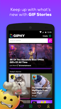Scaricare GIPHY: GIFs, Stickers & Clips Lettori ed editor video per Android Screenshot 2
