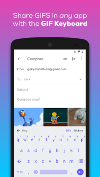 Scaricare GIPHY: GIFs, Stickers & Clips Lettori ed editor video per Android Screenshot 6