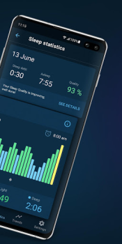 Scaricare Sleepzy: Analisi del sonno Stile di vita per Android Screenshot 2