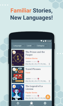 Scaricare Beelinguapp: impara l'inglese Educazione per Android Screenshot 7