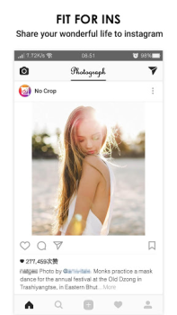 Scaricare No Crop per Instagram Foto per Android Screenshot 6
