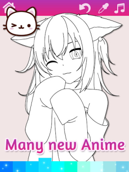 Scaricare Anime Manga Coloring Pages wit Giochi da tavolo per Android Screenshot 4